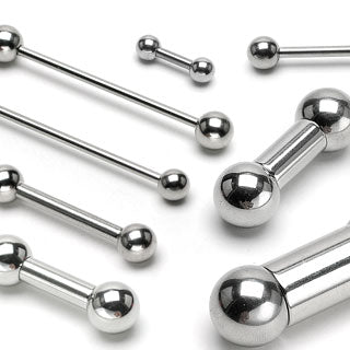 Straight Barbells 316L Surgical Stainless Steel